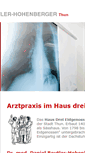 Mobile Screenshot of praxis-beutler.ch